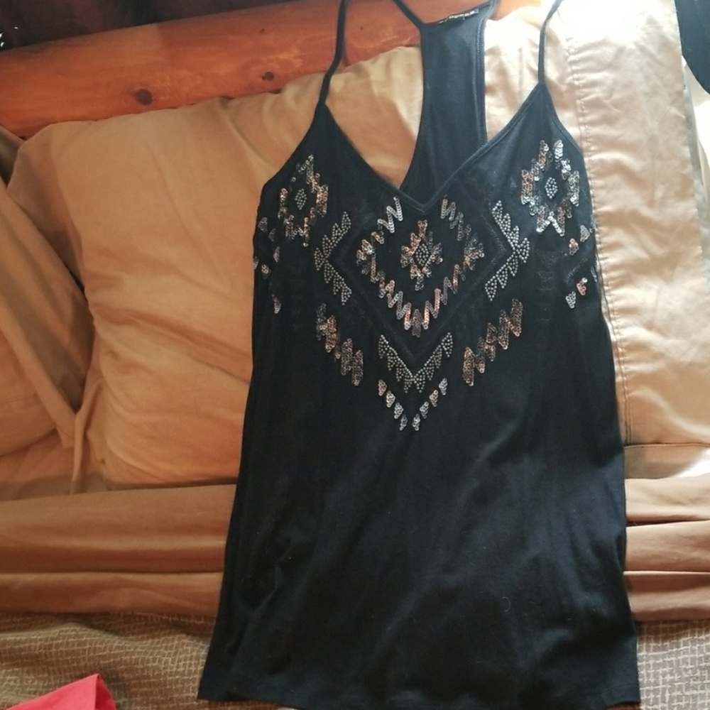 Sequin tank top
